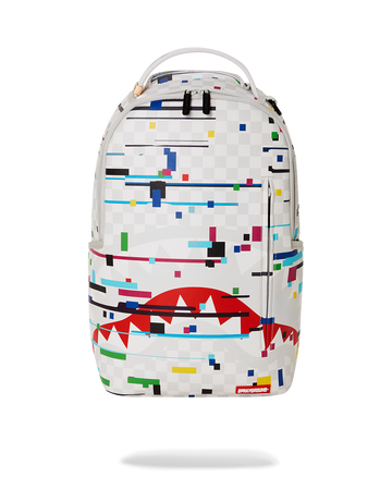 SPRAYGROUND® BACKPACK SHARKS IN PARIS GLITCH RIDER BACKPACK (DLXV)