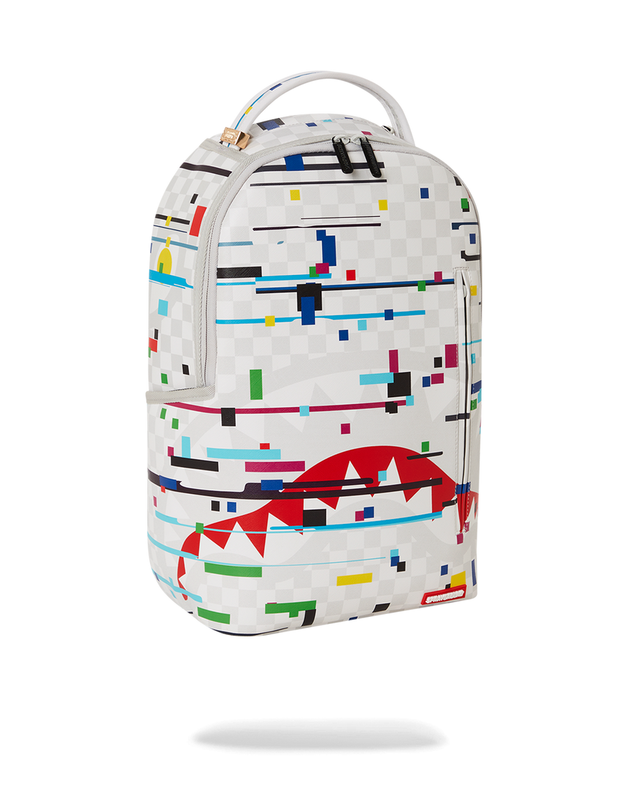 SPRAYGROUND® BACKPACK SHARKS IN PARIS GLITCH RIDER BACKPACK (DLXV)