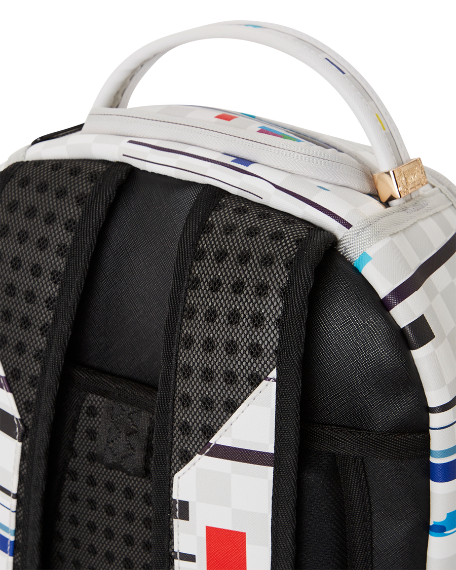 SPRAYGROUND® BACKPACK SHARKS IN PARIS GLITCH RIDER BACKPACK (DLXV)