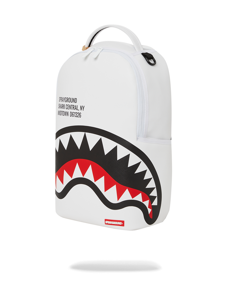 SPRAYGROUND® BACKPACK SHARK CENTRAL (WHT) BACKPACK (DLXV)