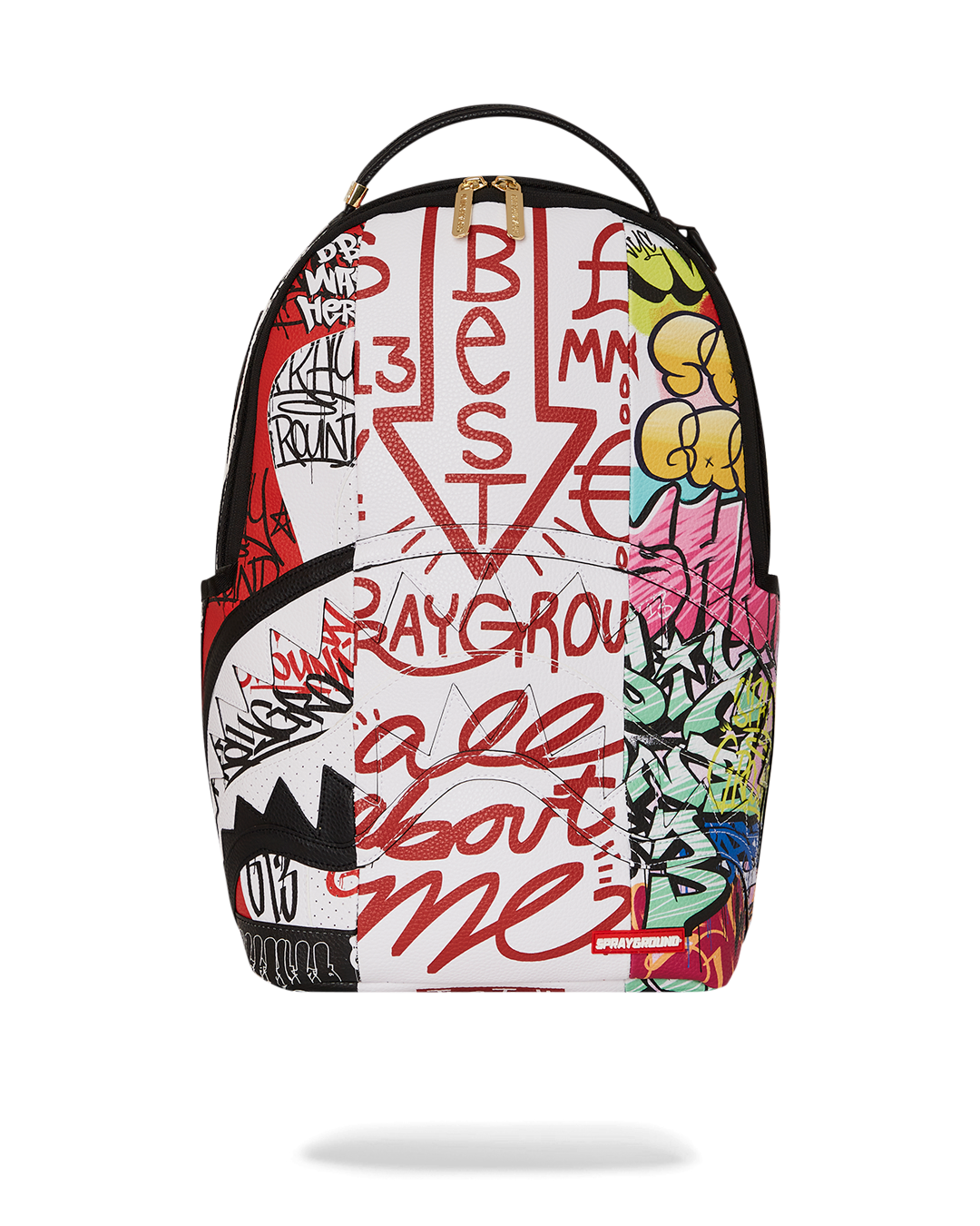 SPRAYGROUND® BACKPACK TRI-SPLIT GRAFFITI BACKPACK (DLXV)