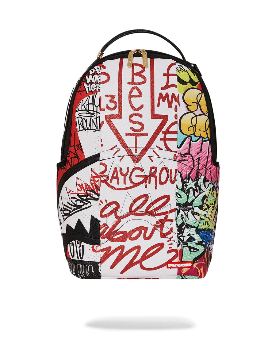 SPRAYGROUND® BACKPACK TRI-SPLIT GRAFFITI BACKPACK (DLXV)