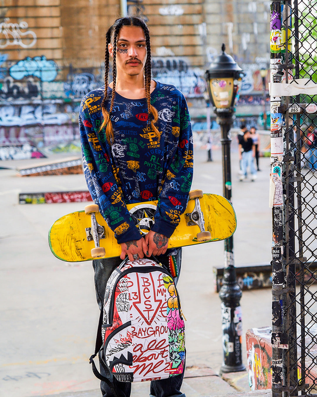 TRI-SPLIT GRAFFITI BACKPACK (DLXV) – SPRAYGROUND®