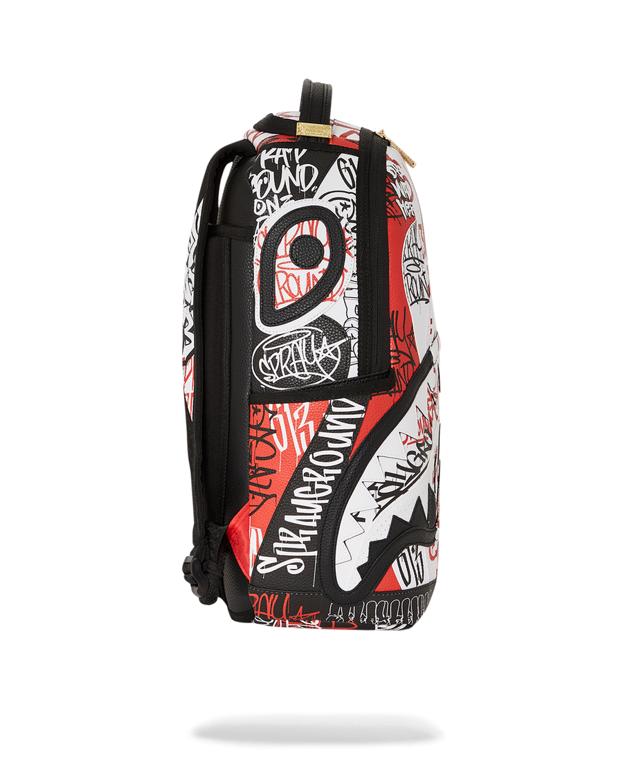 SPRAYGROUND® BACKPACK TRI-SPLIT GRAFFITI BACKPACK (DLXV)