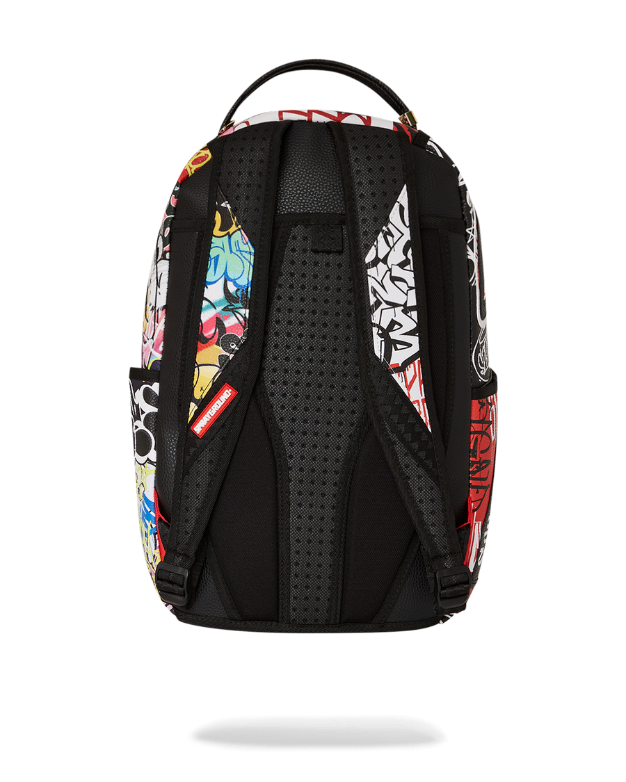 SPRAYGROUND® BACKPACK TRI-SPLIT GRAFFITI BACKPACK (DLXV)