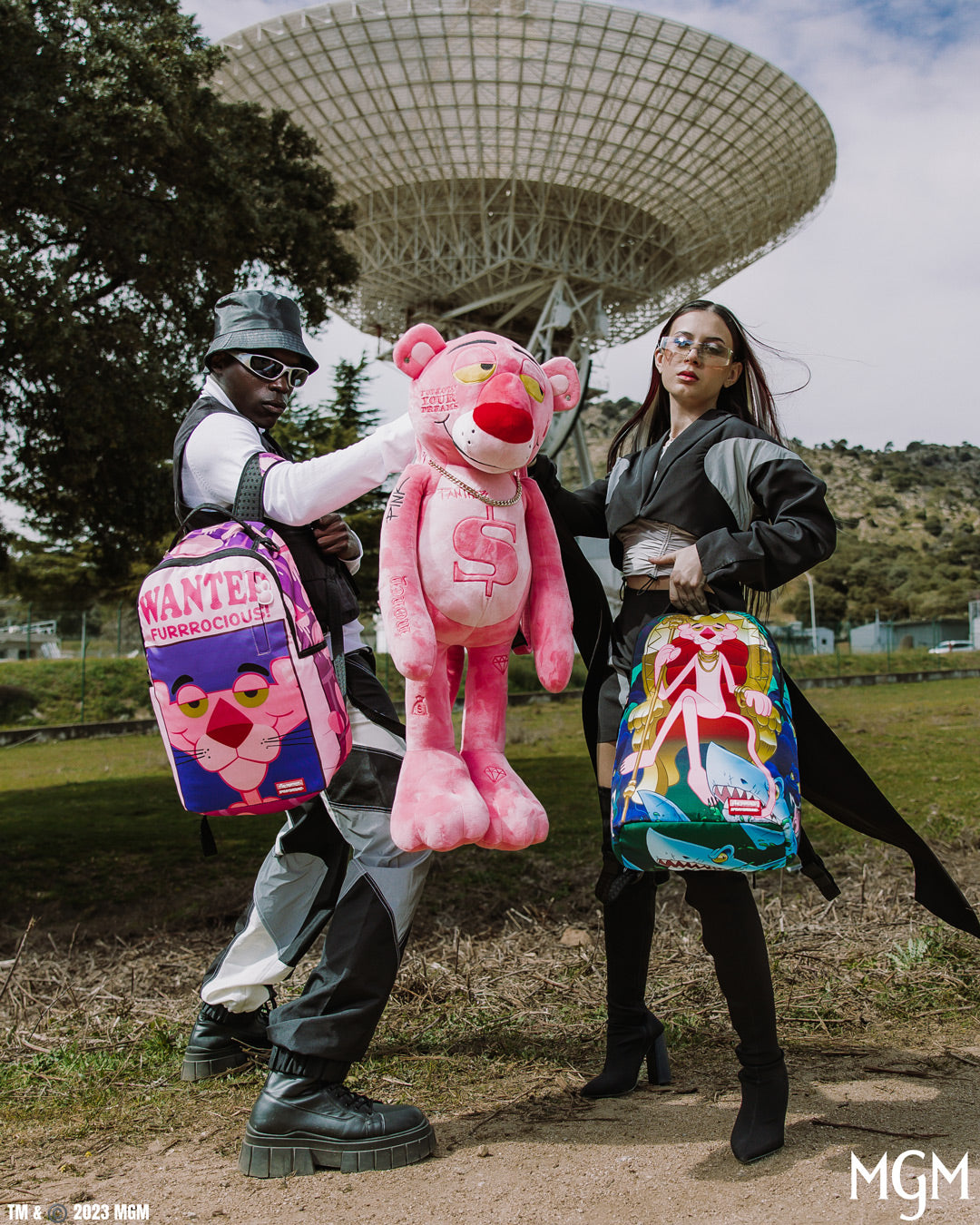 SPRAYGROUND® BACKPACK PINK PANTHER HEAVY LIES THE CROWN BACKPACK