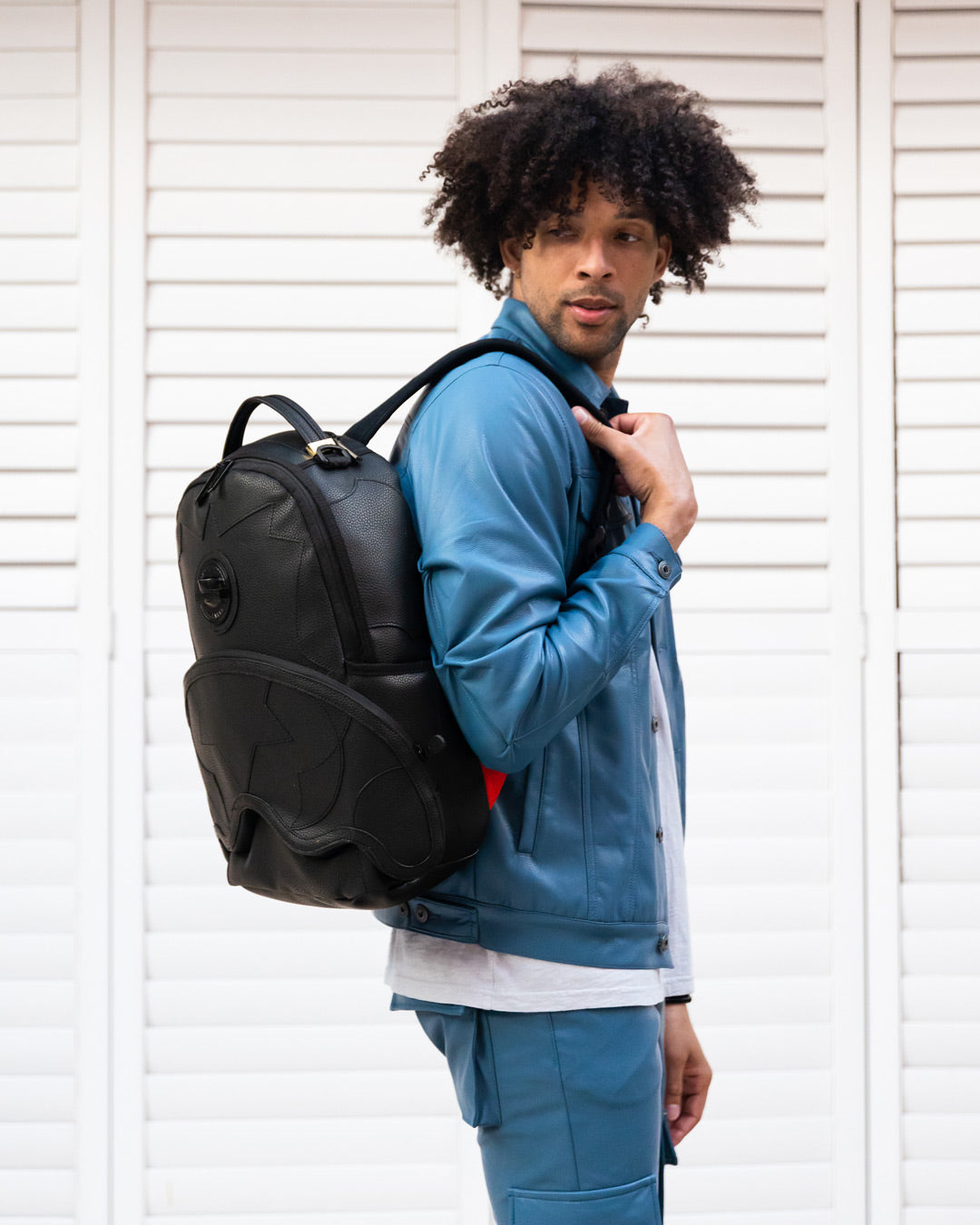 HEAVY METAL SHARK BLACK BACKPACK (DLXV) – SPRAYGROUND®