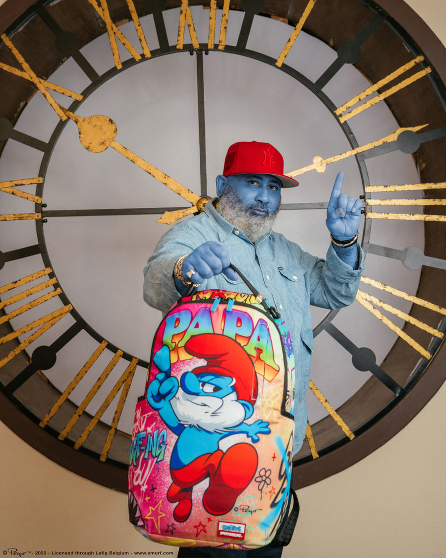 SPRAYGROUND® BACKPACK PAPA SMURF ON THE RUN BACKPACK