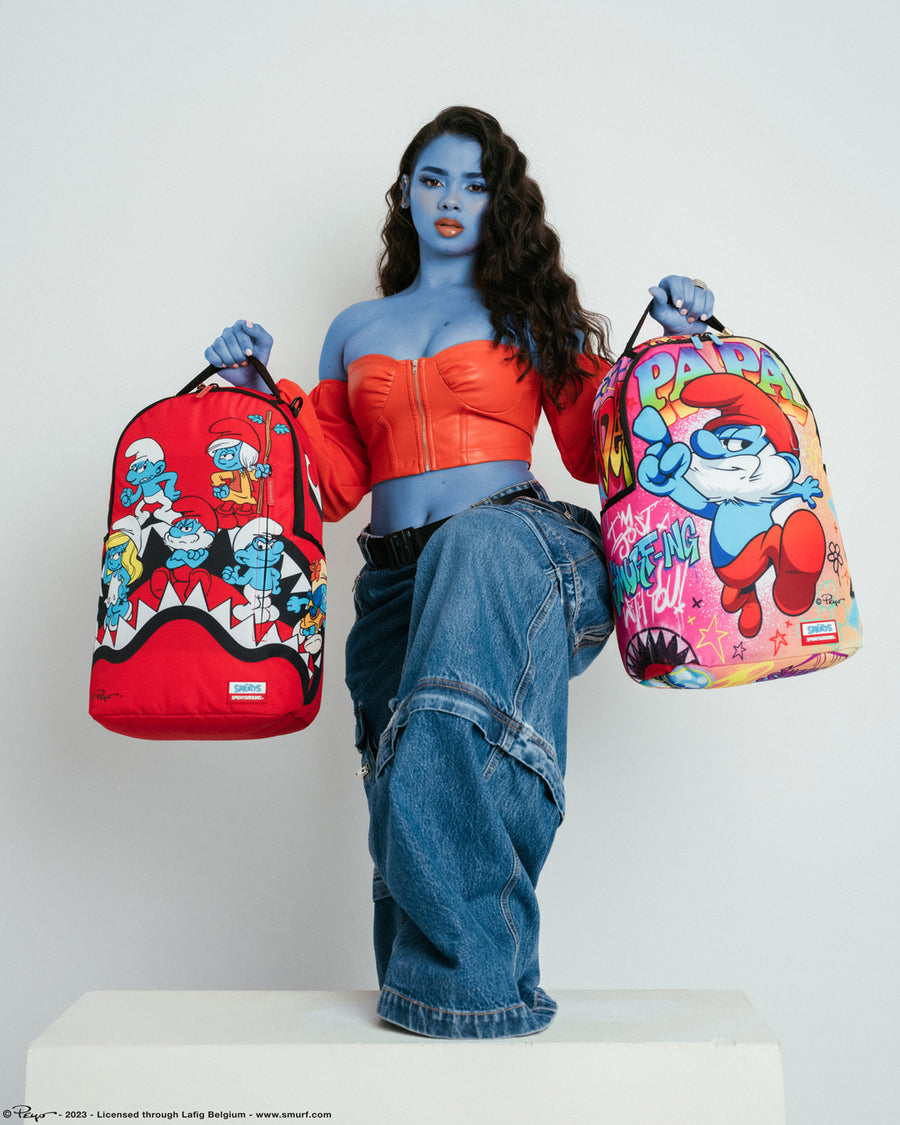 SPRAYGROUND® BACKPACK PAPA SMURF ON THE RUN BACKPACK