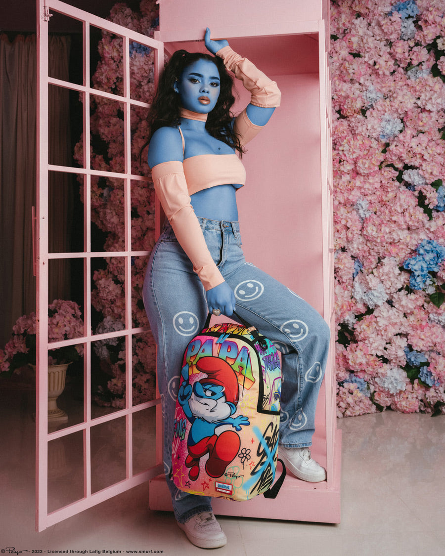 SPRAYGROUND® BACKPACK PAPA SMURF ON THE RUN BACKPACK