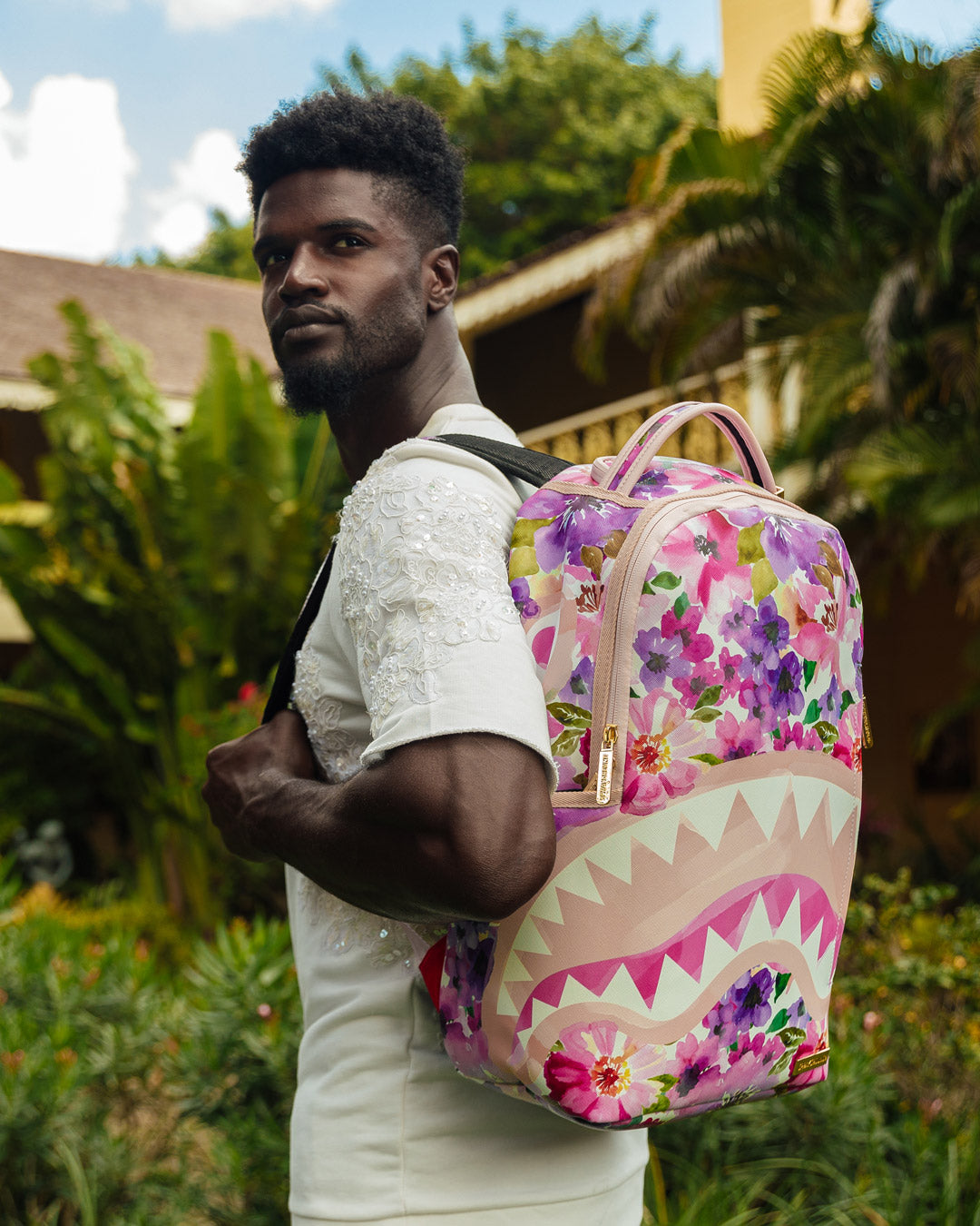 SPRAYGROUND® BACKPACK BOTANIC VILLA CHILLA BACKPACK (DLXV)