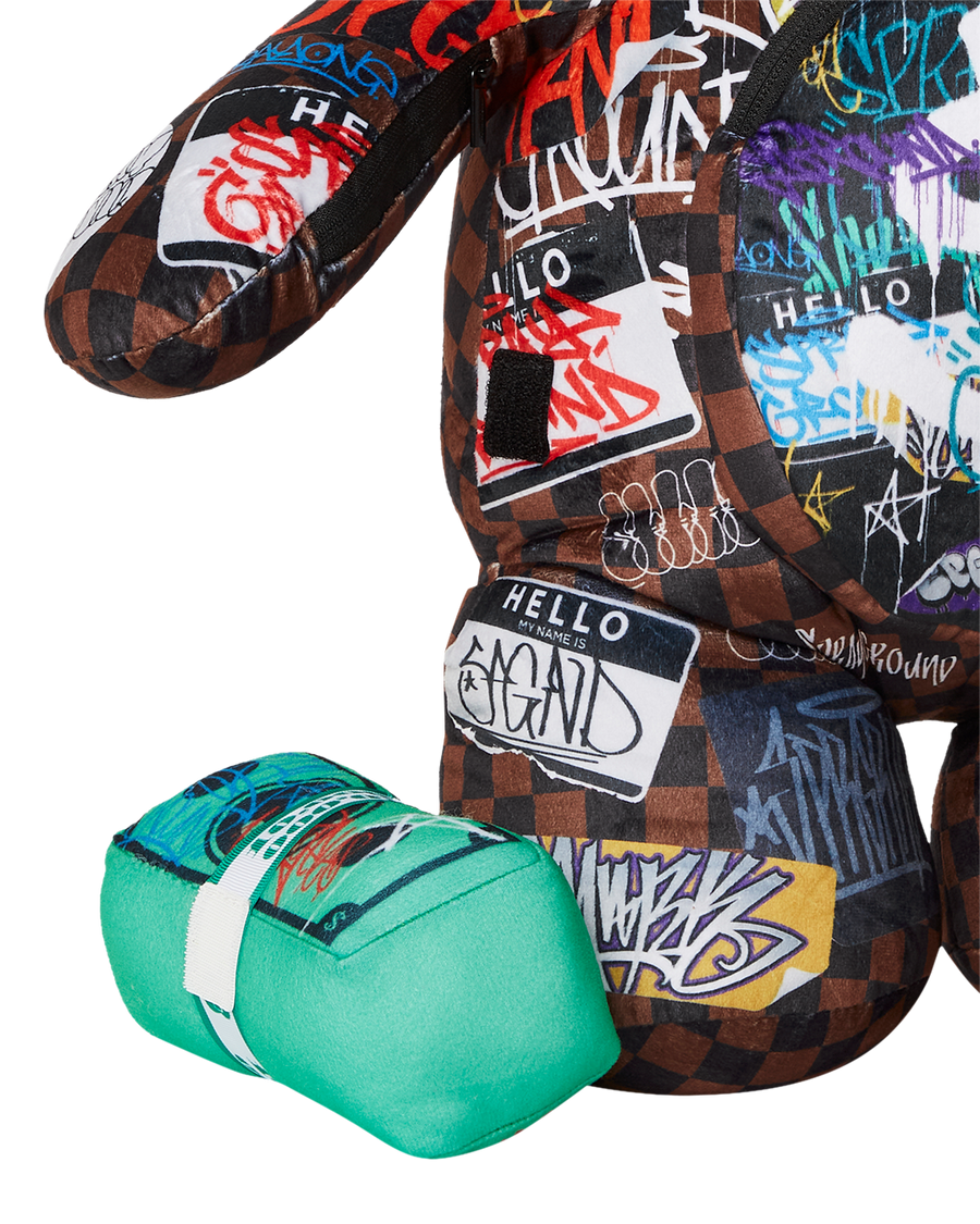 SPRAYGROUND® BACKPACK SHARKS IN PARIS THE RIZZ MONEYBEAR TEDDYBEAR BACKPACK