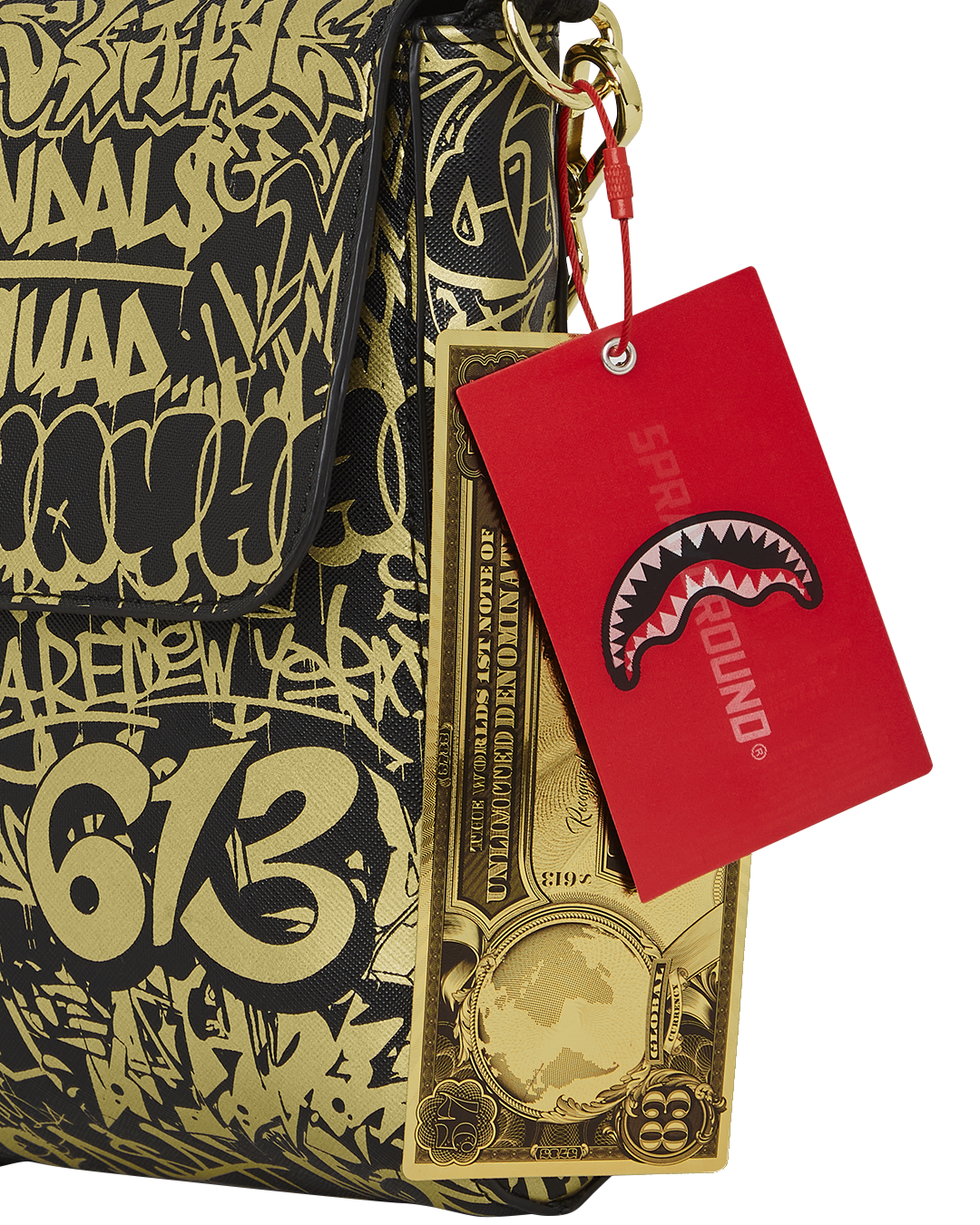SPRAYGROUND® MESSENGER HALF GRAFF GLIDE MESSENGER BAG