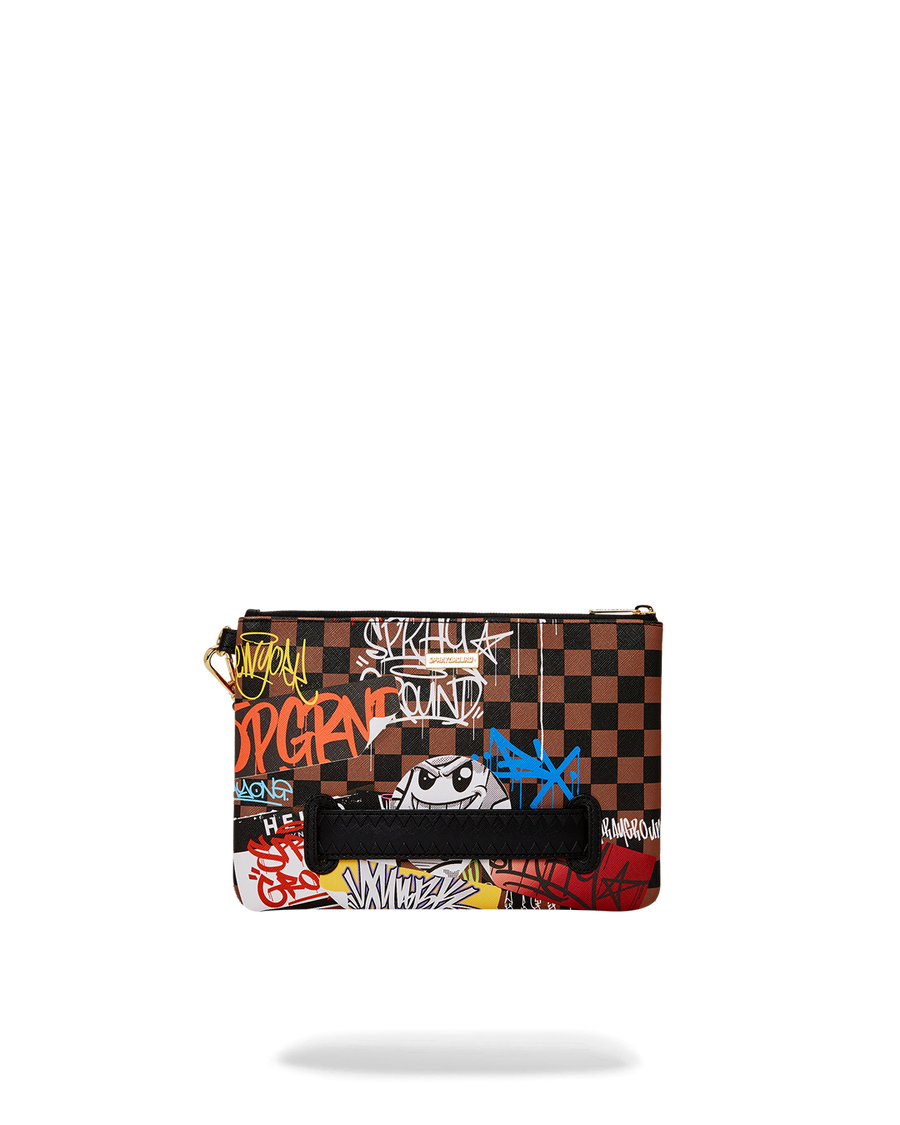 SPRAYGROUND® POUCHETTE SHARKS IN PARIS THE RIZZ CROSSOVER CLUTCH