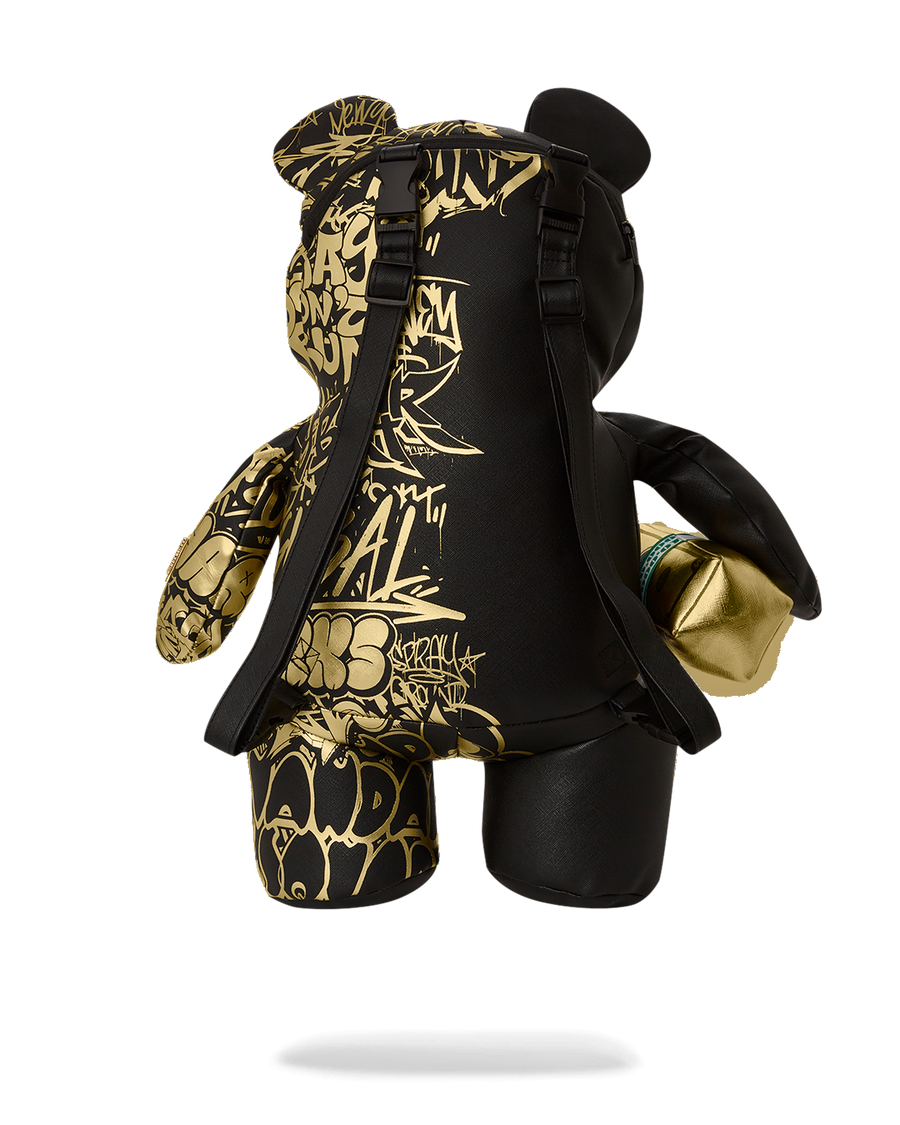 SPRAYGROUND® BACKPACK HALF GRAFF GLIDE MONEYBEAR TEDDYBEAR BACKPACK