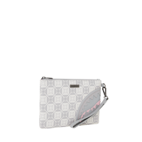 SPRAYGROUND® POUCHETTE A.I.8 AFRICAN INTELLIGENCE BOOKED & BUSY CROSSOVER CLUTCH