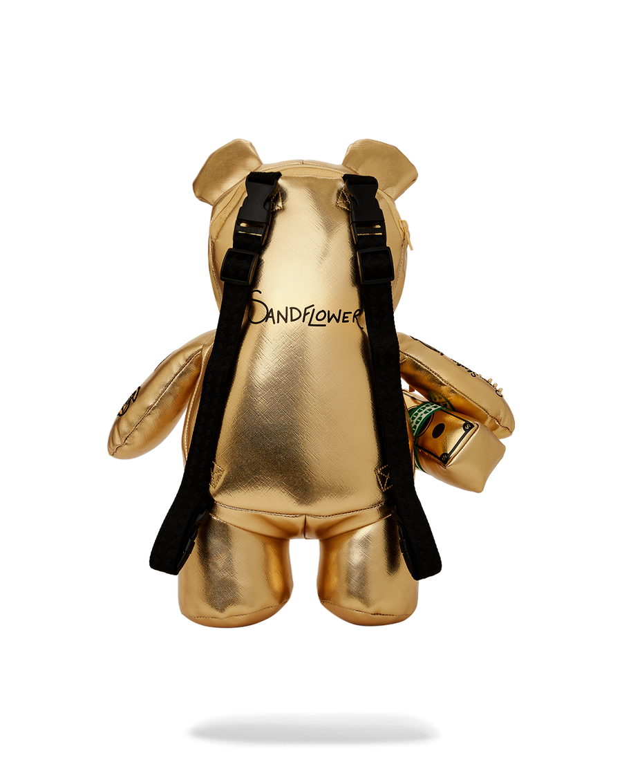 SPRAYGROUND® BACKPACK A.I.8 AFRICAN INTELLIGENCE PATH TO THE FUTURE II MEDIUM MONEYBEAR TEDDYBEAR BACKPACK