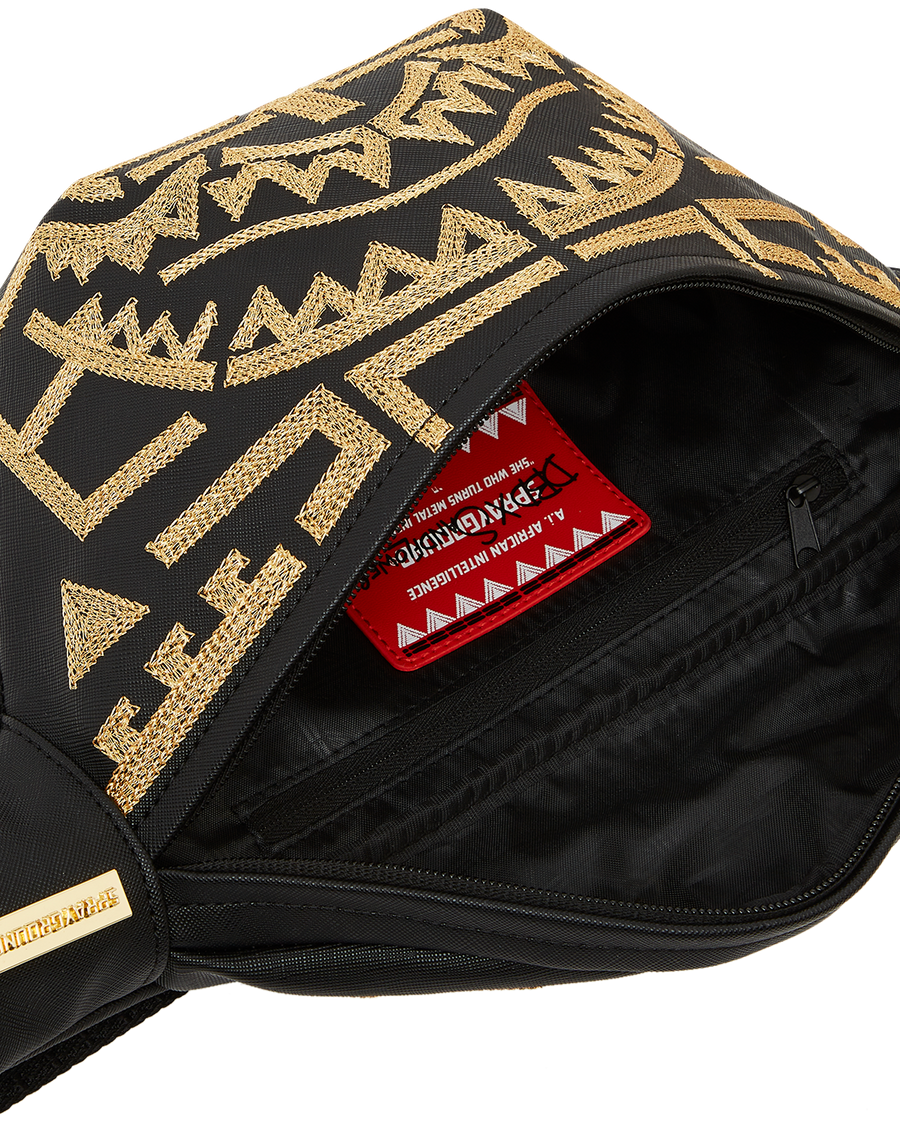 SPRAYGROUND® CROSSBODY A.I.8 AFRICAN INTELLIGENCE PATH TO THE FUTURE II SAVVY CROSSBODY