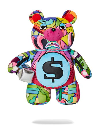 Sprayground Dinero Money Teddy Bear Backpack