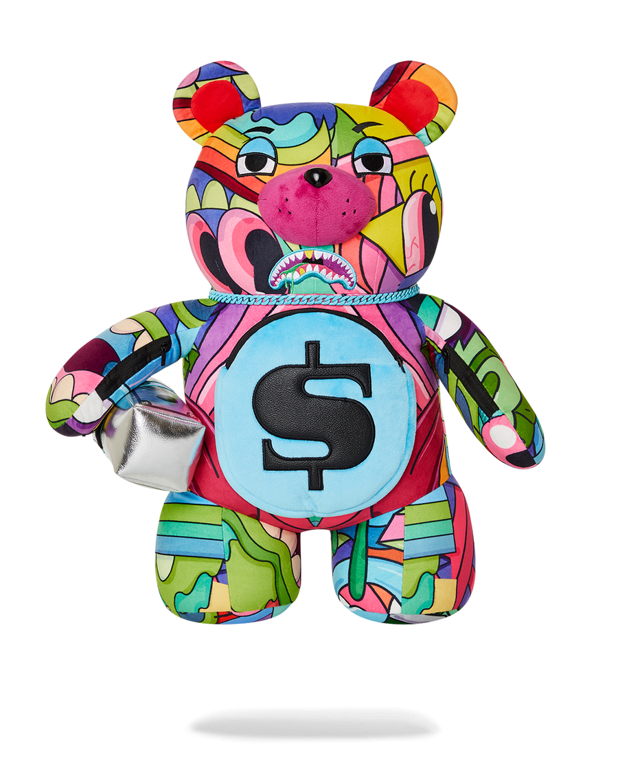 SPRAYGROUND® BACKPACK STEADY TRIPPIN MONEYBEAR TEDDYBEAR BACKPACK