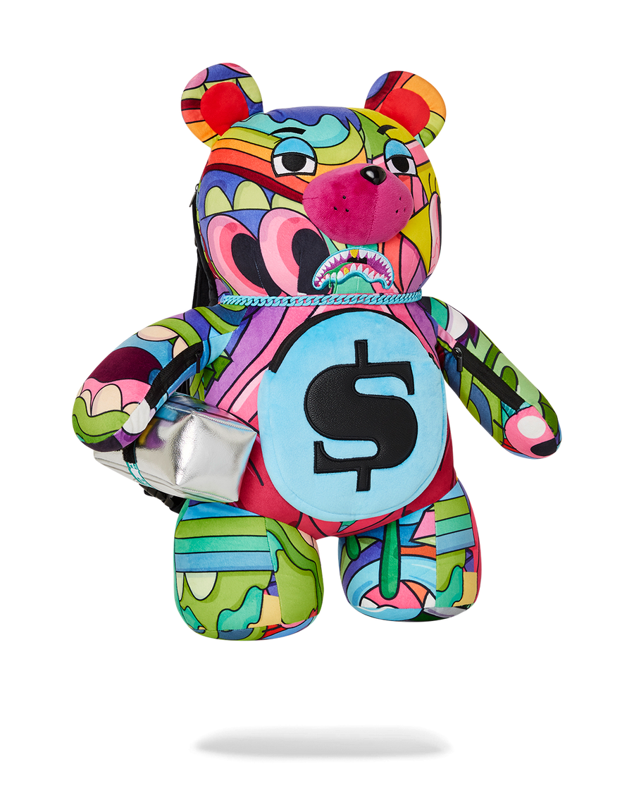 SPRAYGROUND® BACKPACK STEADY TRIPPIN MONEYBEAR TEDDYBEAR BACKPACK