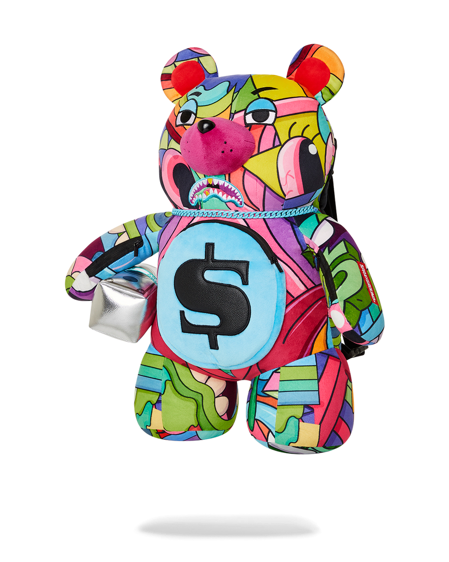 SPRAYGROUND® BACKPACK STEADY TRIPPIN MONEYBEAR TEDDYBEAR BACKPACK