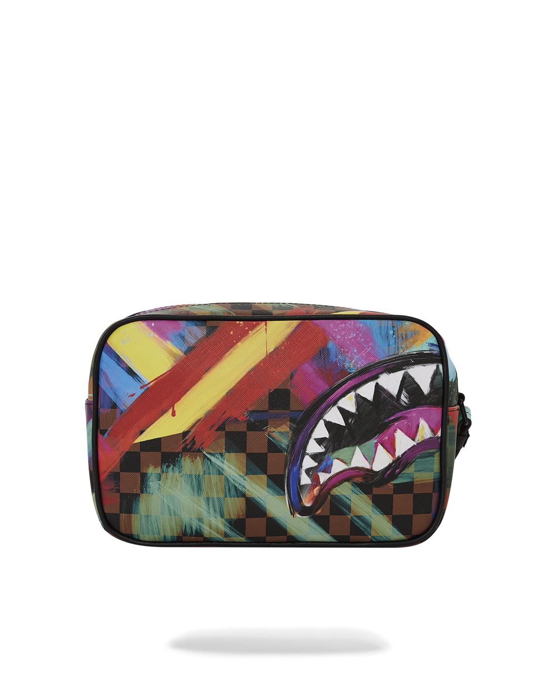 SPRAYGROUND SHARKS IN PARIS PAINTED TOILETRY BAG - The Cross Trainer