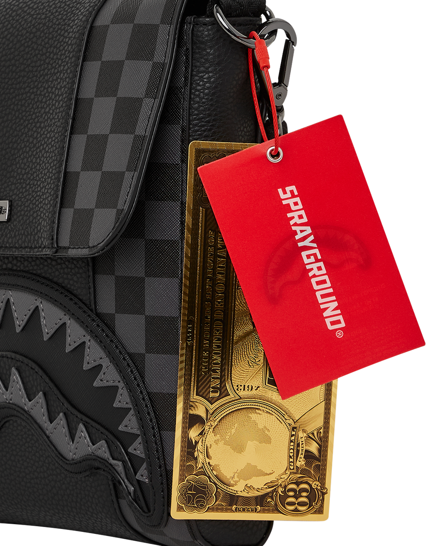 SPRAYGROUND® SLING RACEWAY SHADOW PHANTOM MESSENGER SLING BAG