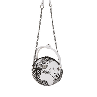 SPRAYGROUND® HANDBAG A.I.8 AFRICAN INTELLIGENCE - ORIGIN STORY GLOBE BAG