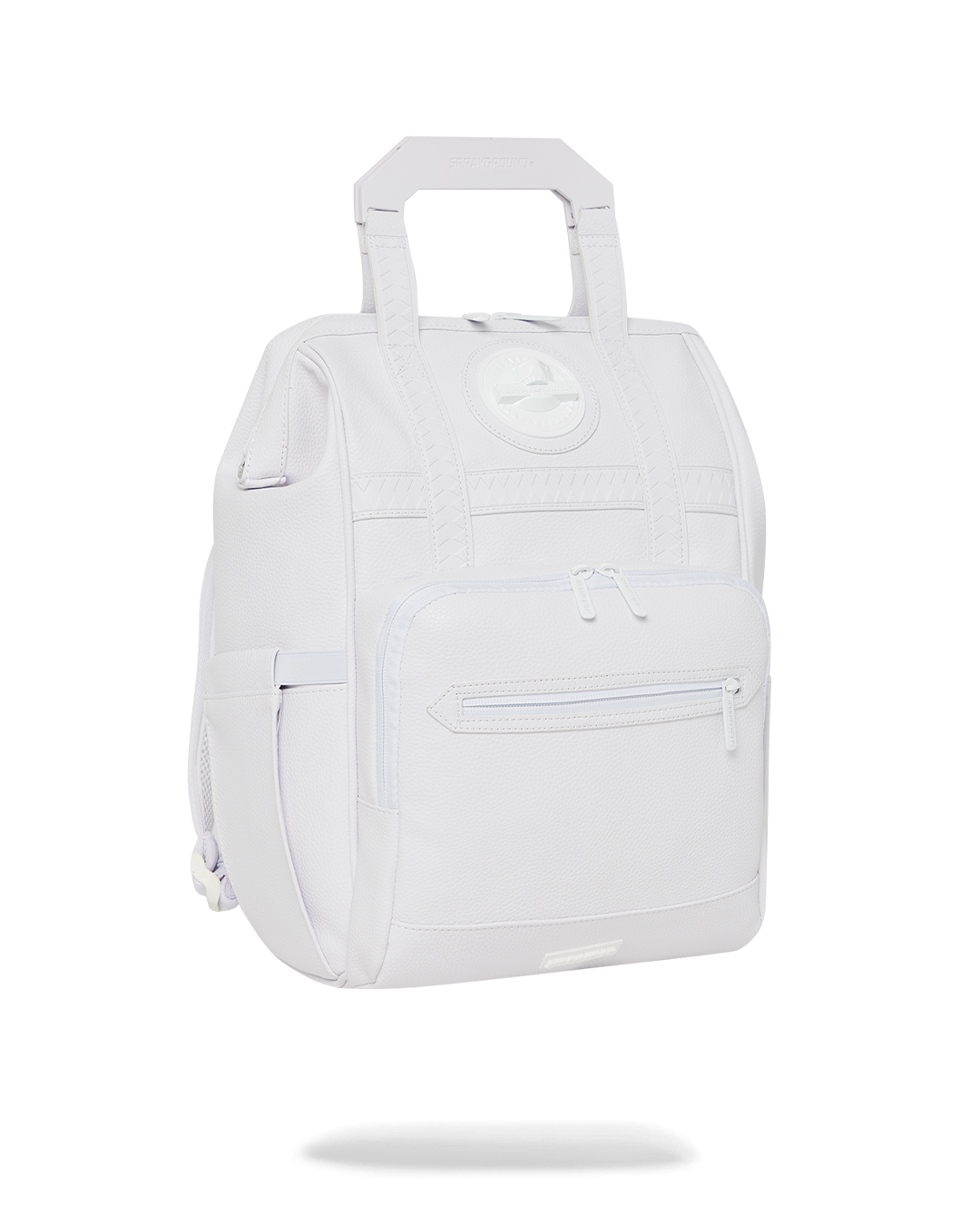 SPRAYGROUND® BACKPACK HEAVY METAL SHARK WHITE OUT BIZ TOP OPENER BACKPACK