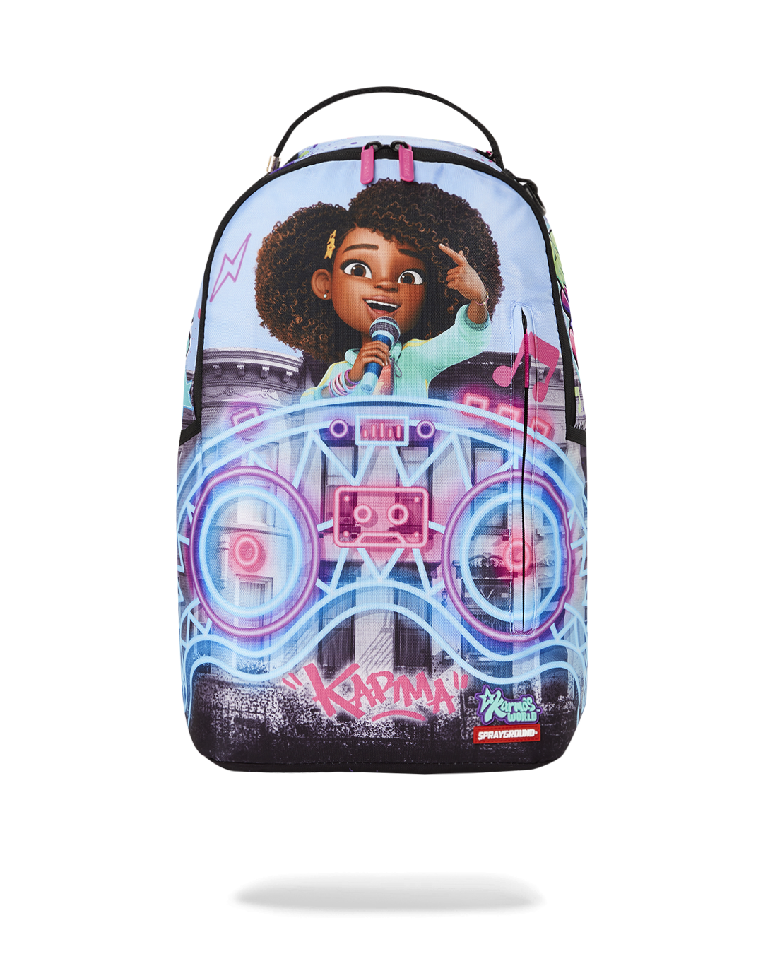 SPRAYGROUND® BACKPACK KARMA'S WORLD TURN UP THE VOLUME BACKPACK