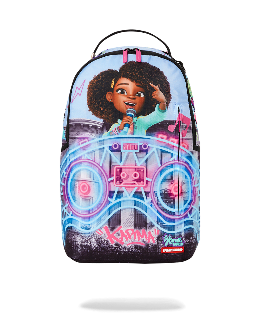 SPRAYGROUND® BACKPACK KARMA'S WORLD TURN UP THE VOLUME BACKPACK