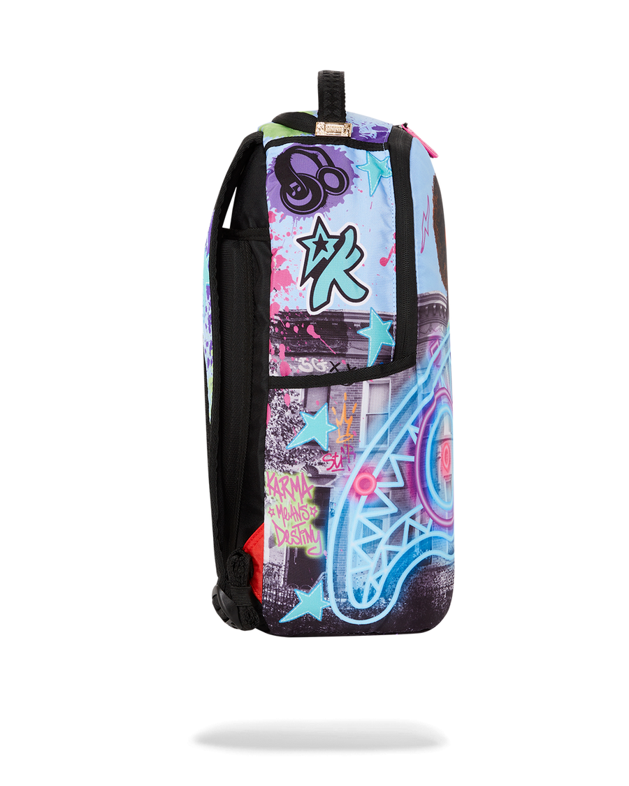 SPRAYGROUND® BACKPACK KARMA'S WORLD TURN UP THE VOLUME BACKPACK