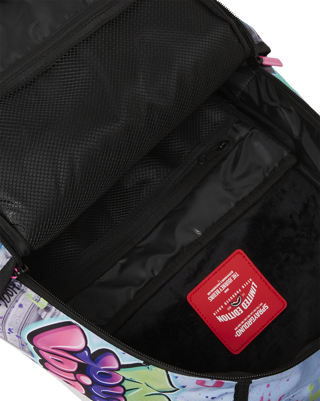 SPRAYGROUND® BACKPACK KARMA'S WORLD TURN UP THE VOLUME BACKPACK