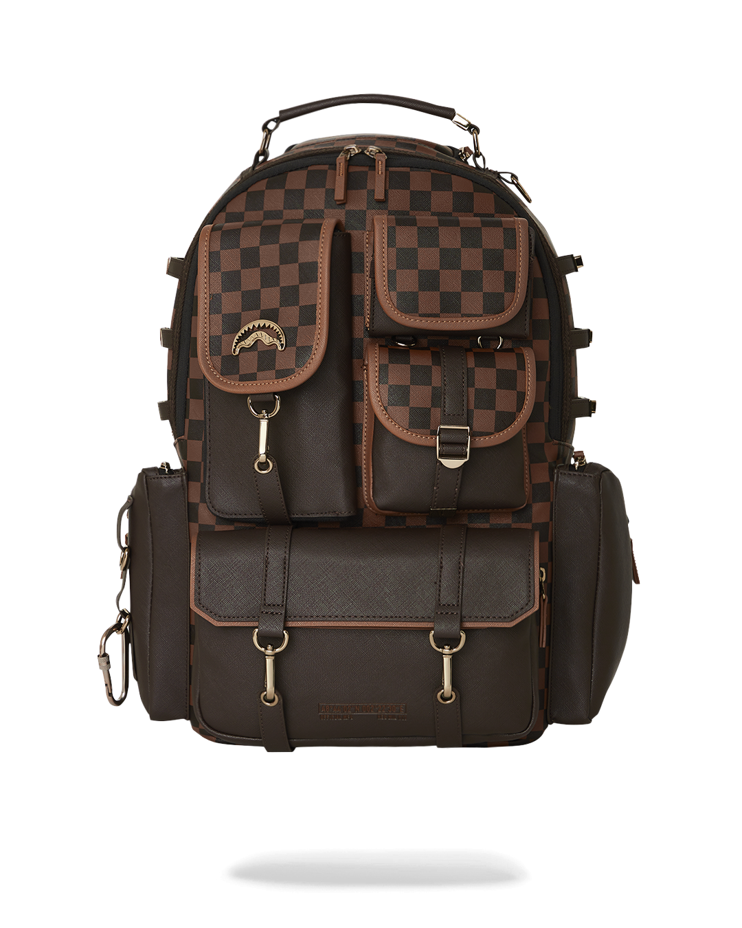 SPRAYGROUND® BACKPACK SPECIAL OPS BROWN CHECKERED BACKPACK (DLXV)