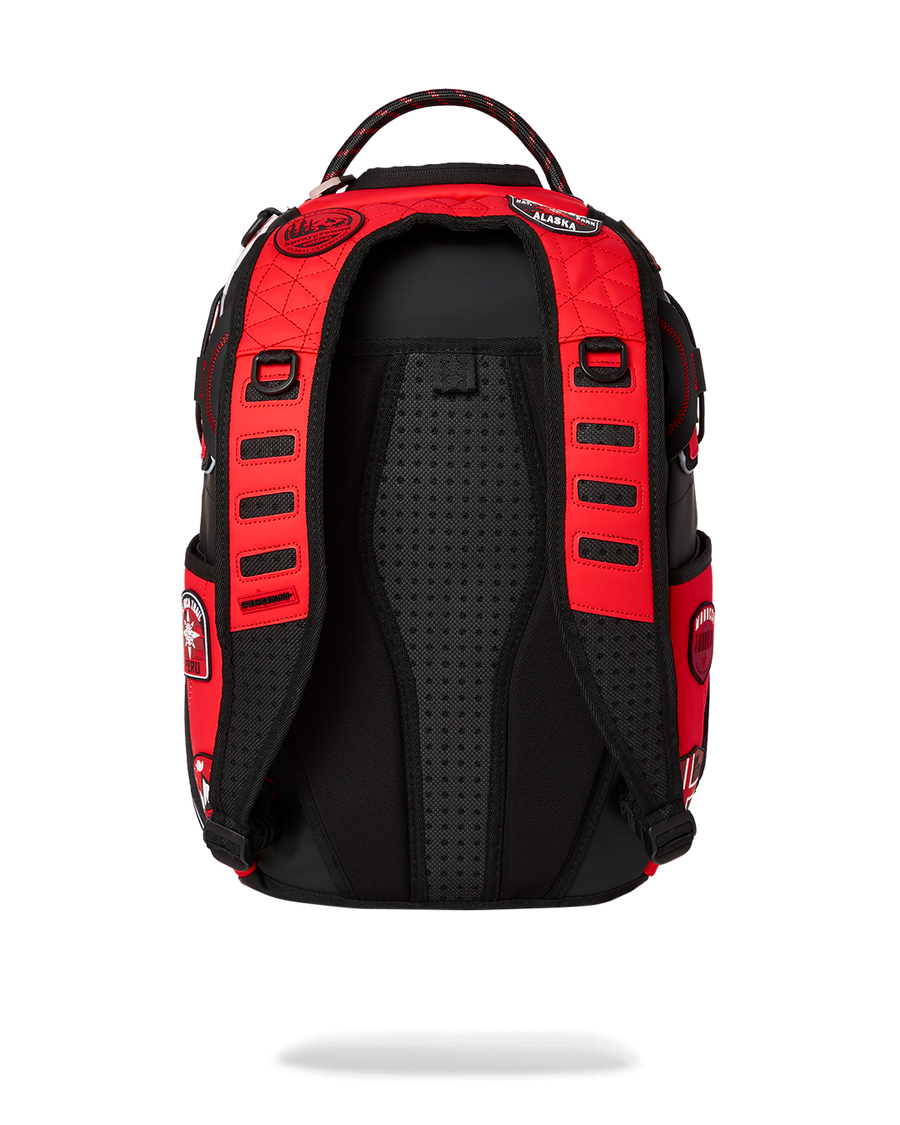 SPRAYGROUND® BACKPACK THE GLOBAL EXPEDITION RED BACKPACK