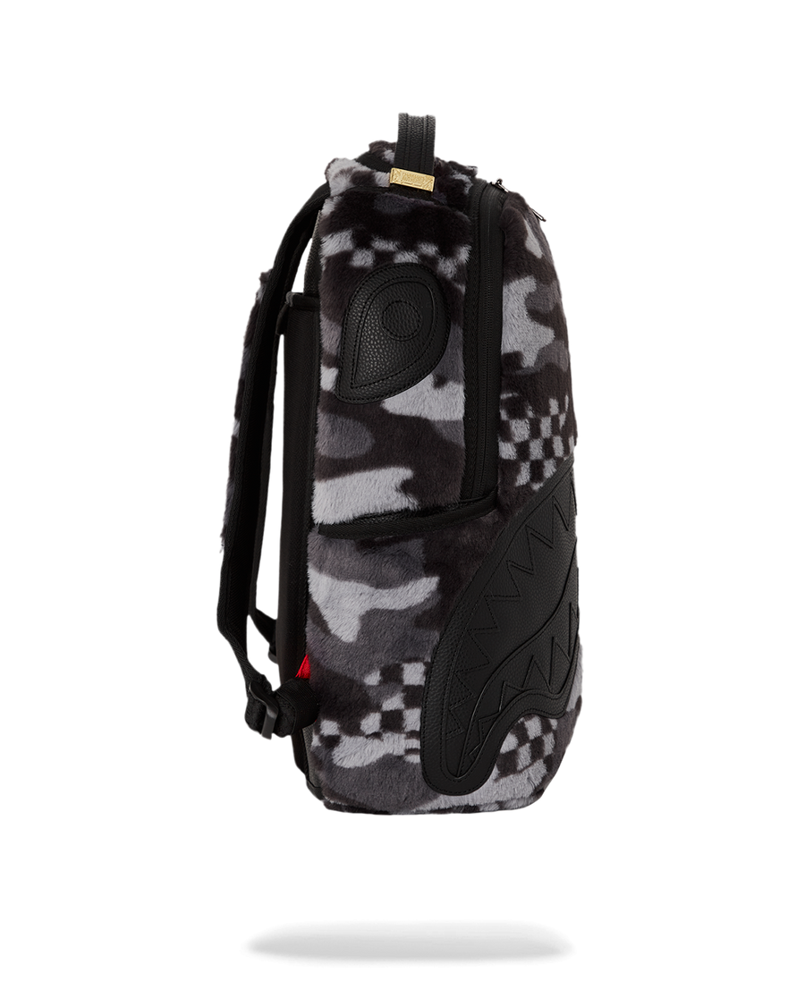 SPRAYGROUND® BACKPACK BLACK 3AM FURR BACKPACK