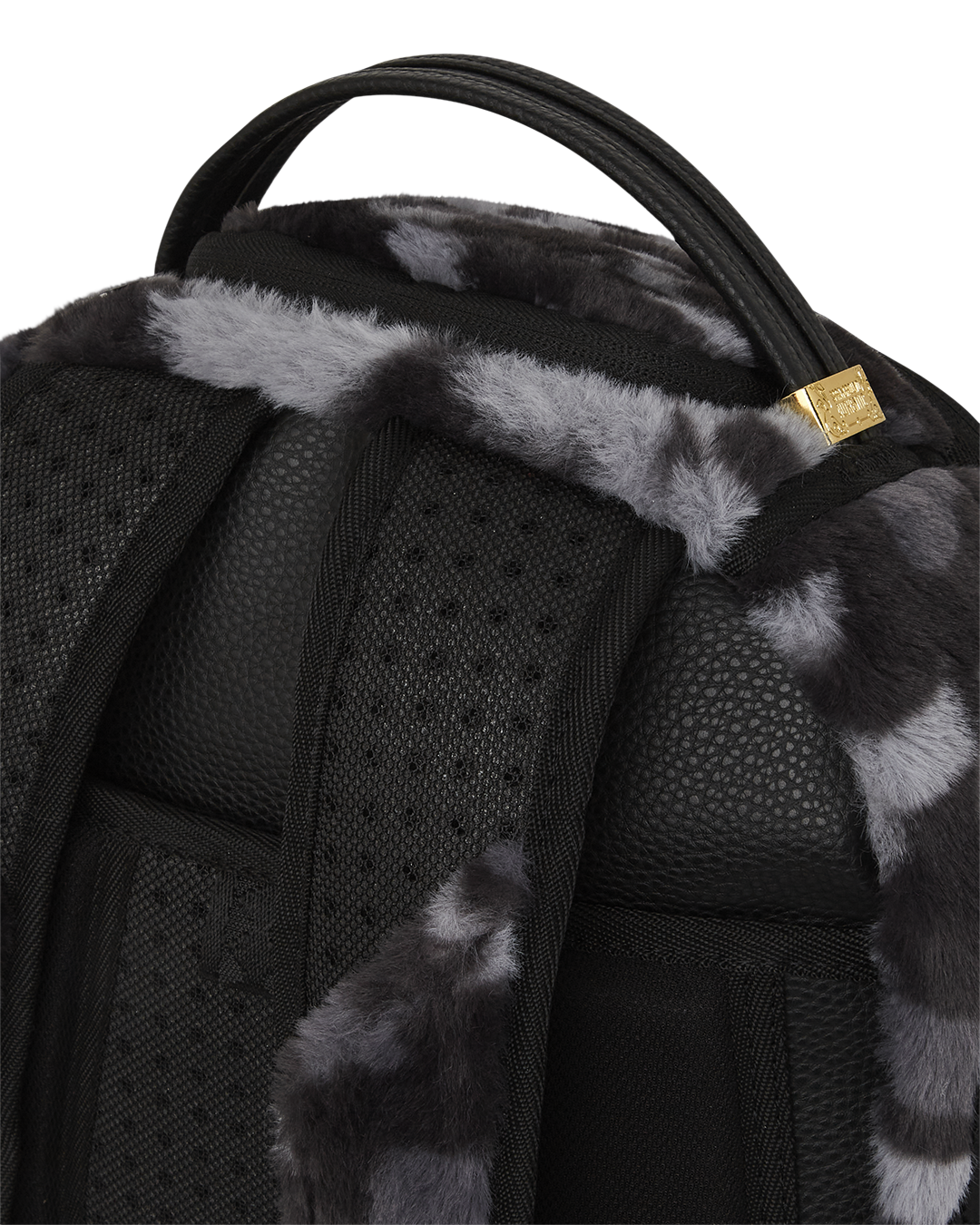 SPRAYGROUND® BACKPACK BLACK 3AM FURR BACKPACK