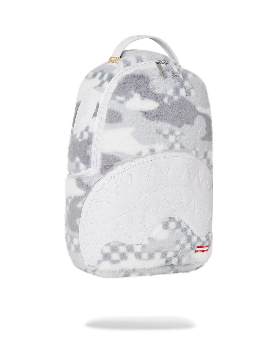 SPRAYGROUND® BACKPACK WHITE 3AM FURR BACKPACK