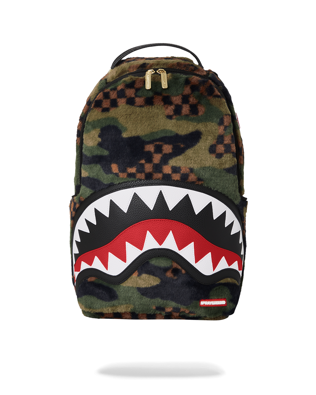 SPRAYGROUND® BACKPACK 3AM GREEN FURR BACKPACK