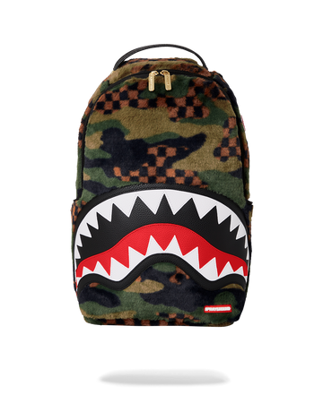 SPRAYGROUND® BACKPACK 3AM GREEN FURR BACKPACK