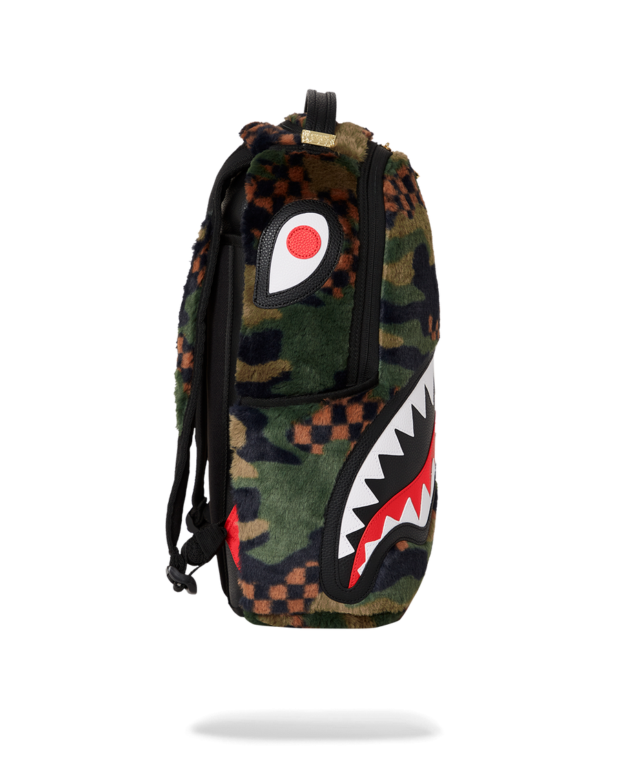 SPRAYGROUND® BACKPACK 3AM GREEN FURR BACKPACK