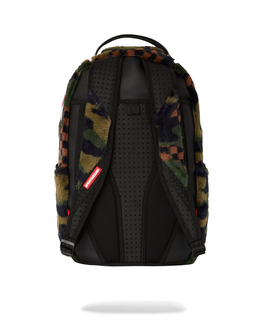 SPRAYGROUND® BACKPACK 3AM GREEN FURR BACKPACK