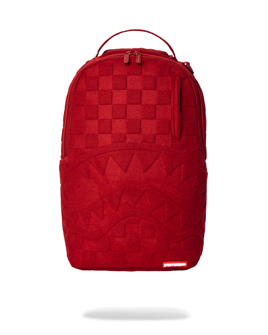 SPRAYGROUND® BACKPACK RED CHECKERED FLOCK BACKPACK