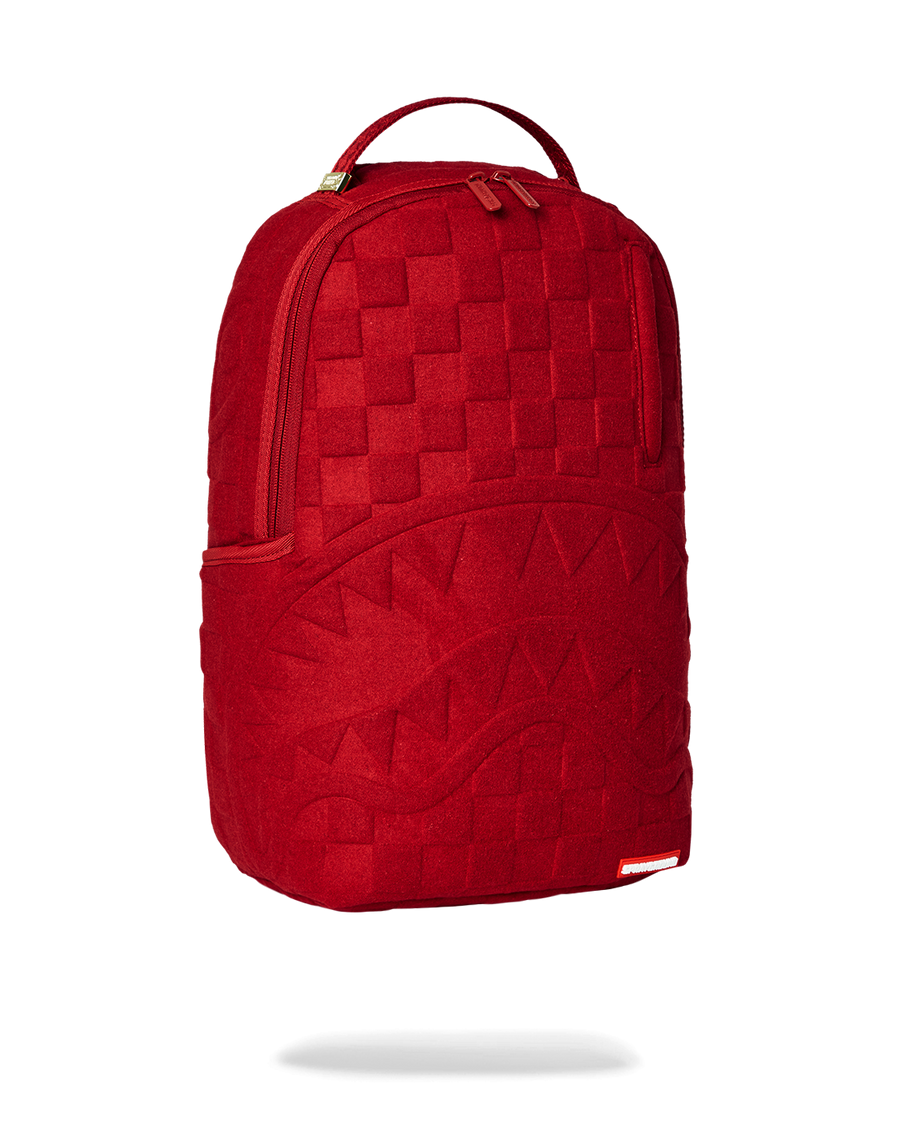 SPRAYGROUND® BACKPACK RED CHECKERED FLOCK BACKPACK