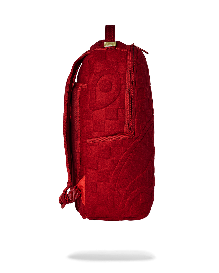 SPRAYGROUND® BACKPACK RED CHECKERED FLOCK BACKPACK