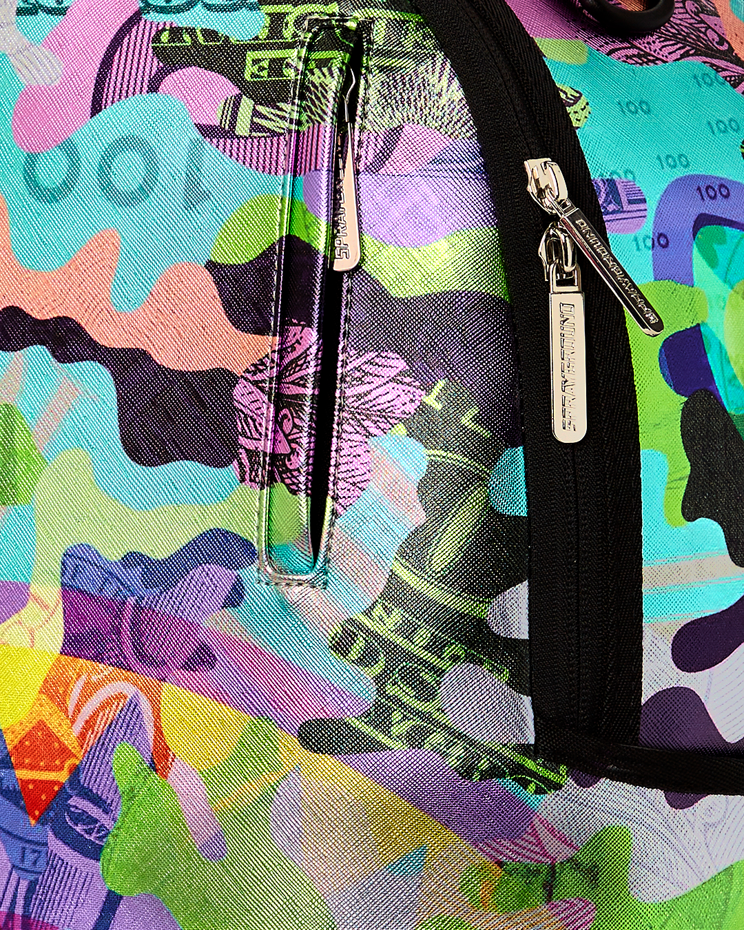 SPRAYGROUND® BACKPACK NEON CAMO MONEY BACKPACK