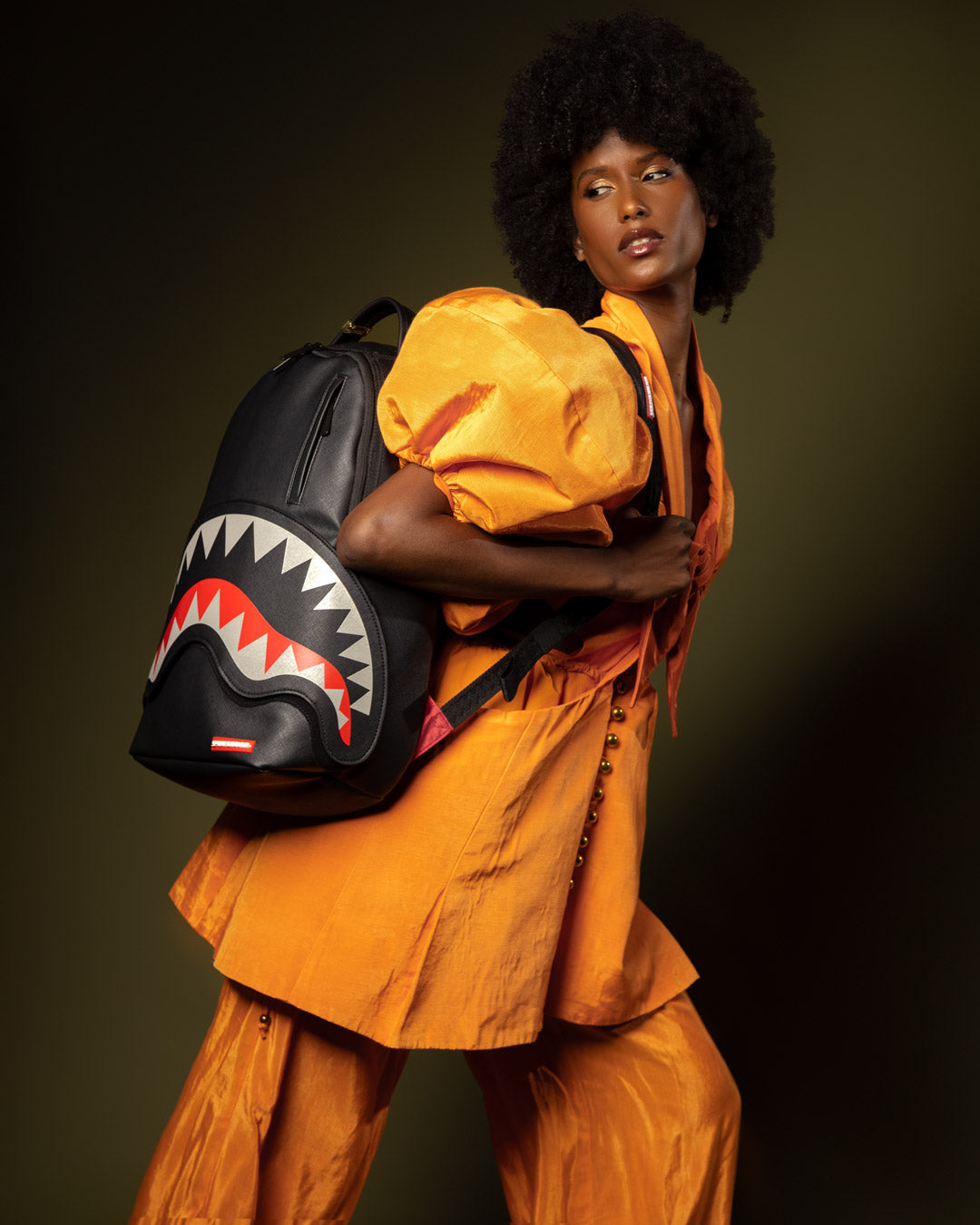 real supreme backpack shark