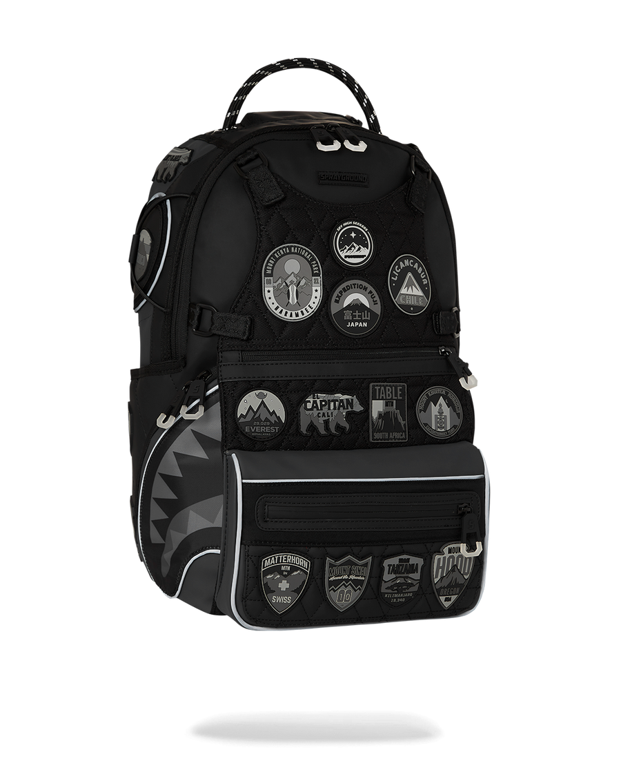 SPRAYGROUND® BACKPACK THE GLOBAL EXPEDITION BLACK BACKPACK