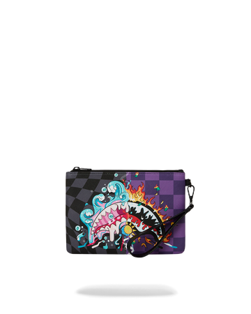 SPRAYGROUND® POUCHETTE CRAZY EYES CROSSOVER CLUTCH